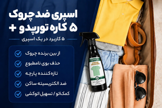 کاربرد اسپری ضد چروک تورپدو