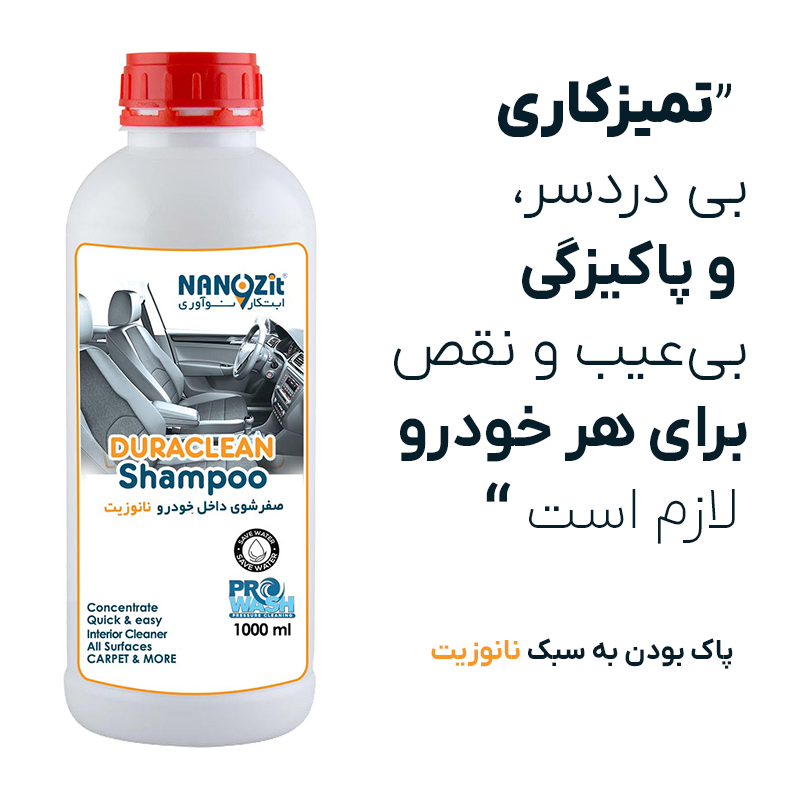تمیز کننده داخل خودرو نانوزیت (دوراکلین )